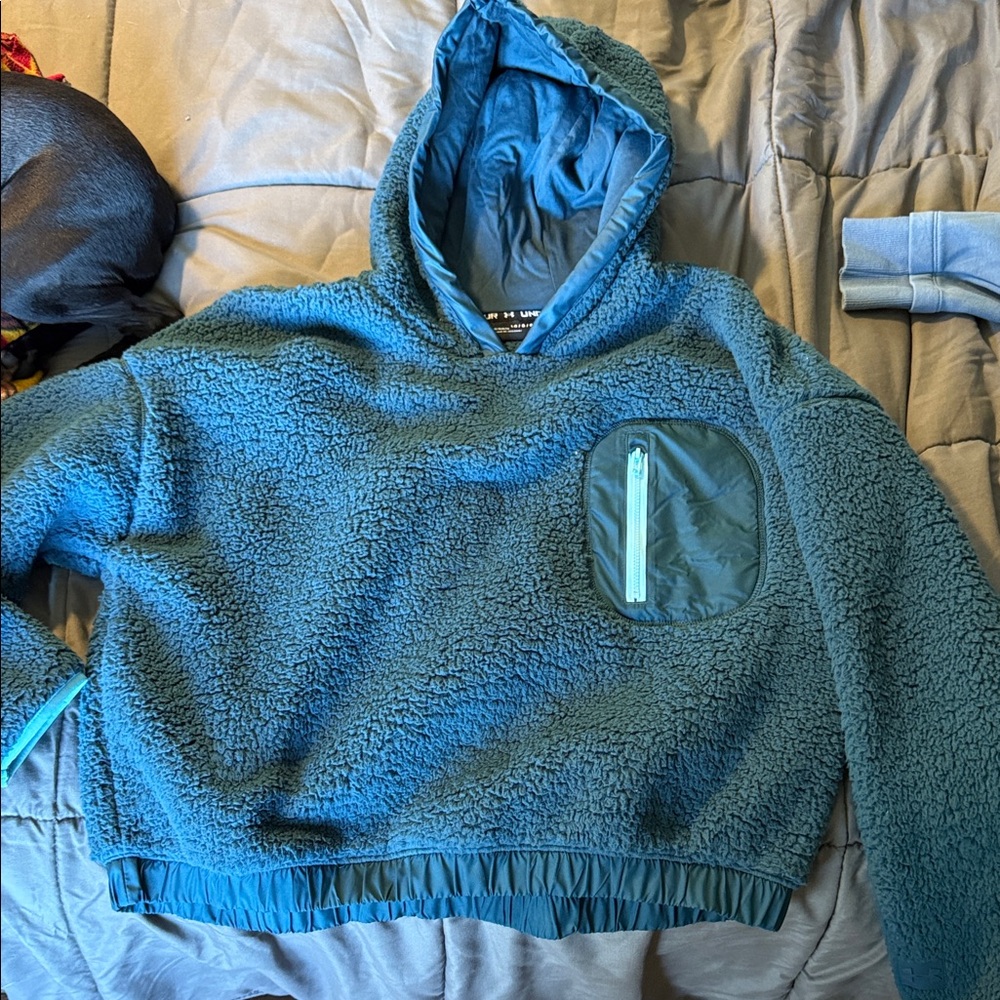 Under Armour Blue Fleece Hoodie